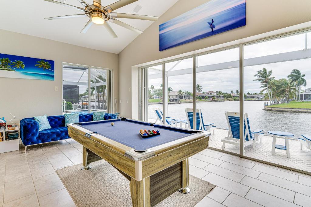 Canalfront Pool and Hot Tub Home in Cape Coral