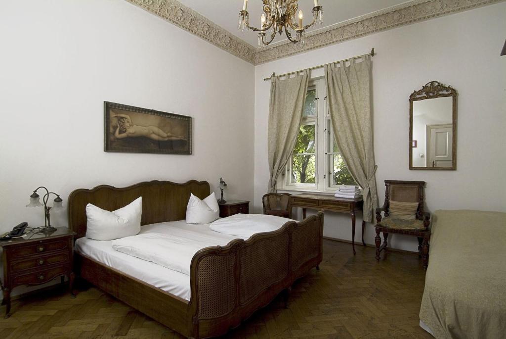 Et værelse på Hotel Mariandl