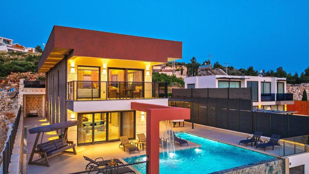 Fresh Look at Kalkan 4 Bedroom Luxury Villa With Private Pool Hot Tub