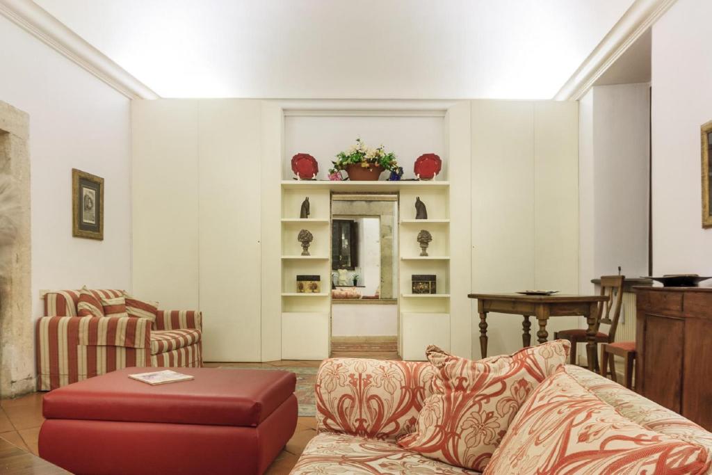 A seating area at Palazzo Donarelli