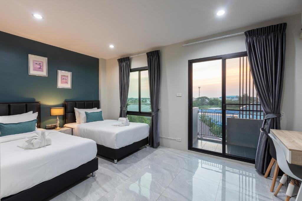 The Living Hotel SamutPrakan - Chambre Lits Jumeaux