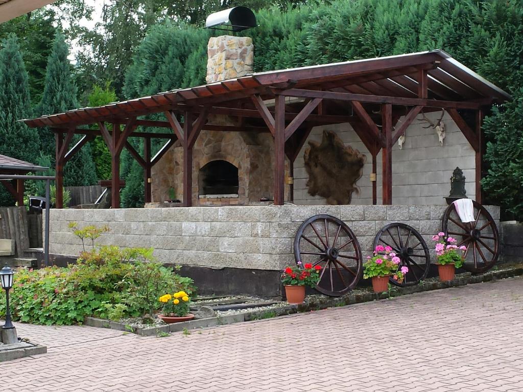 Zahrada ubytování U Myslivce