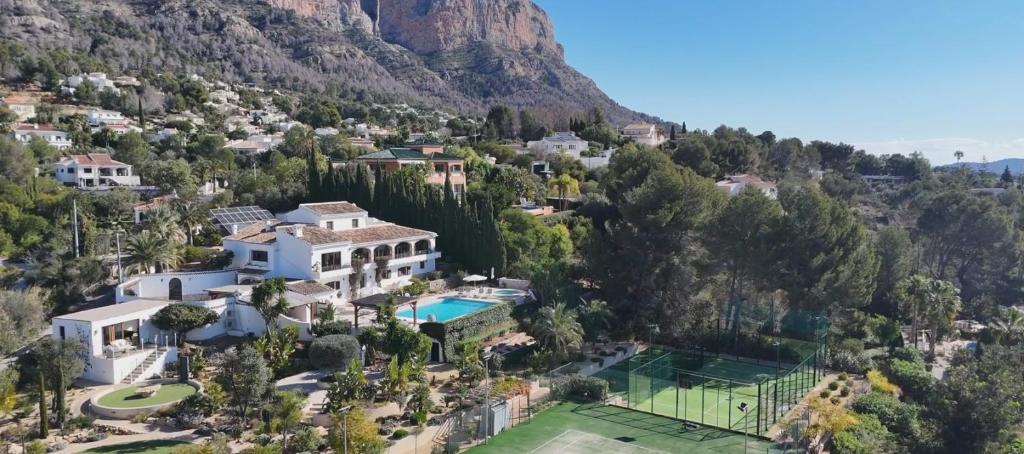 Sunset Villa Javea with private pool, padel & tennis court