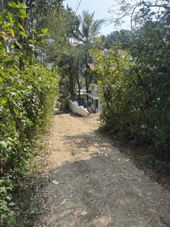 a dirt road in front of a house at Hibisco Hideout in Meenangadi