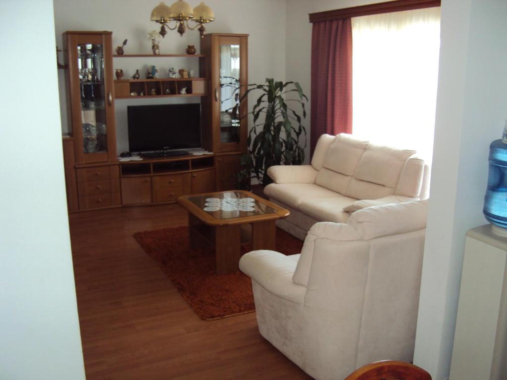 TV a/nebo společenská místnost v ubytování Apartments Beg