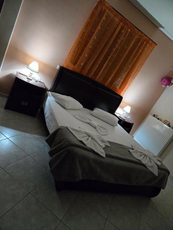 Llit o llits en una habitació de Sourlis house
