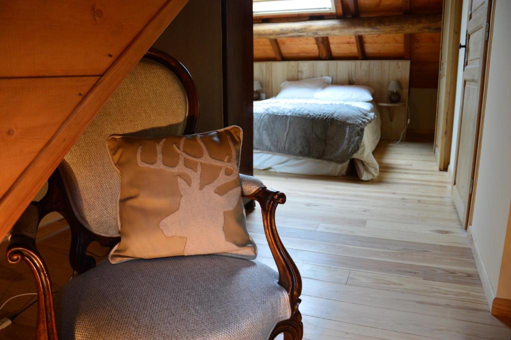 Postel nebo postele na pokoji v ubytování chambres et table d'hôtes du Péré