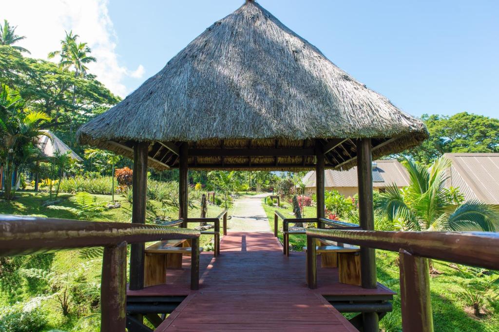 Zahrada ubytování Taveuni Dive Resort