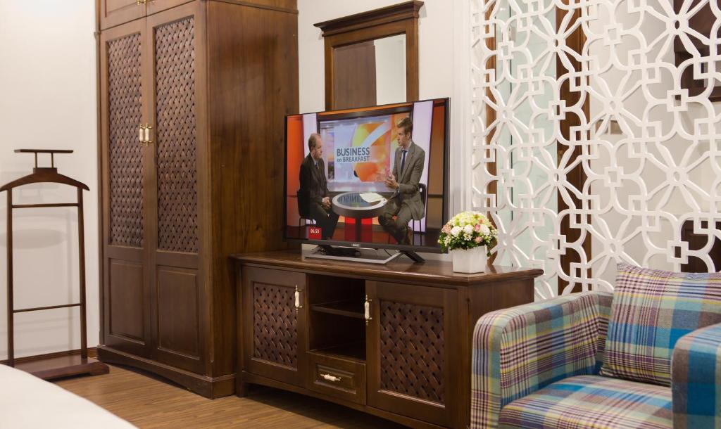 TV a/nebo společenská místnost v ubytování Maro Hotel