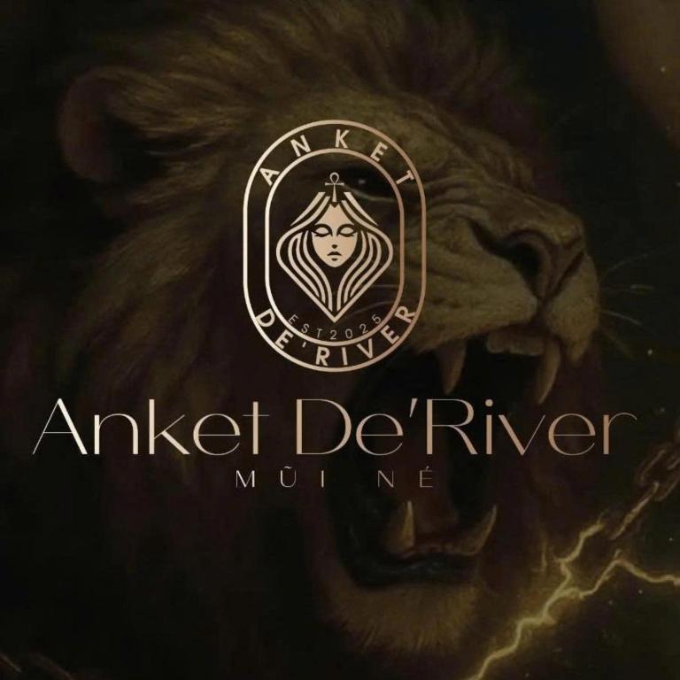 a logo for an angel deriveruppetuppetuppeturityurity at Anket De' River Mui Ne resort in Mui Ne