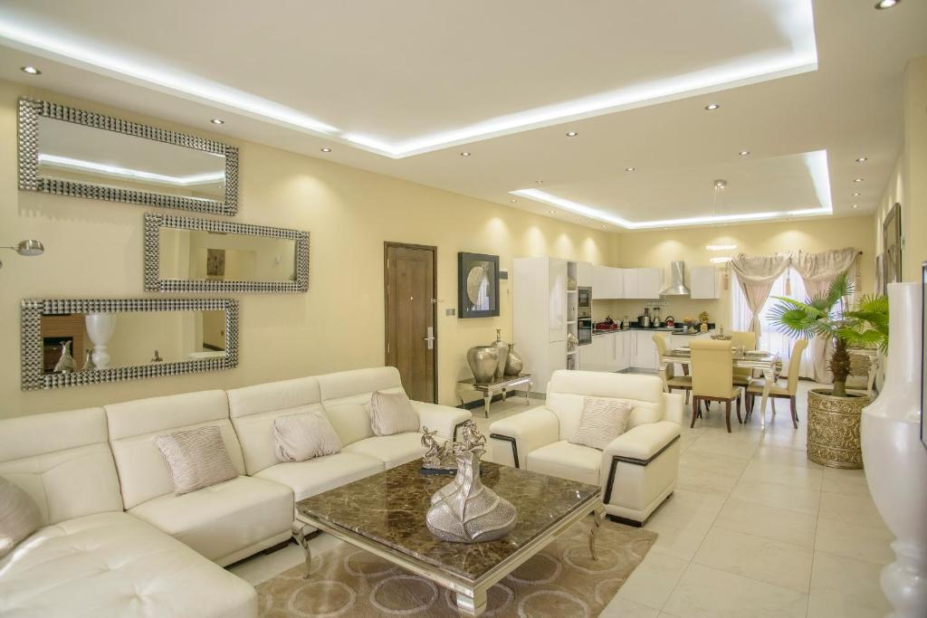 Posezení v ubytování The Landmark Suites Westlands, Nairobi- Next to Westgate Mall