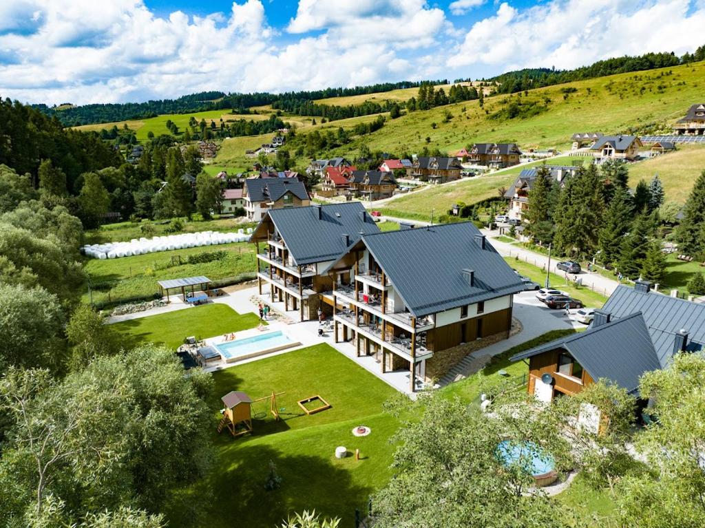 Apartamenty Mariza Szczawnica Jaworki - Sauna, Jacuzzi, Opcja Śniadań Bufetowcyh, 1km od Stoku Narciarskiego, Spokojne Zimowe Ferie Bez Kolejek i Tłumów