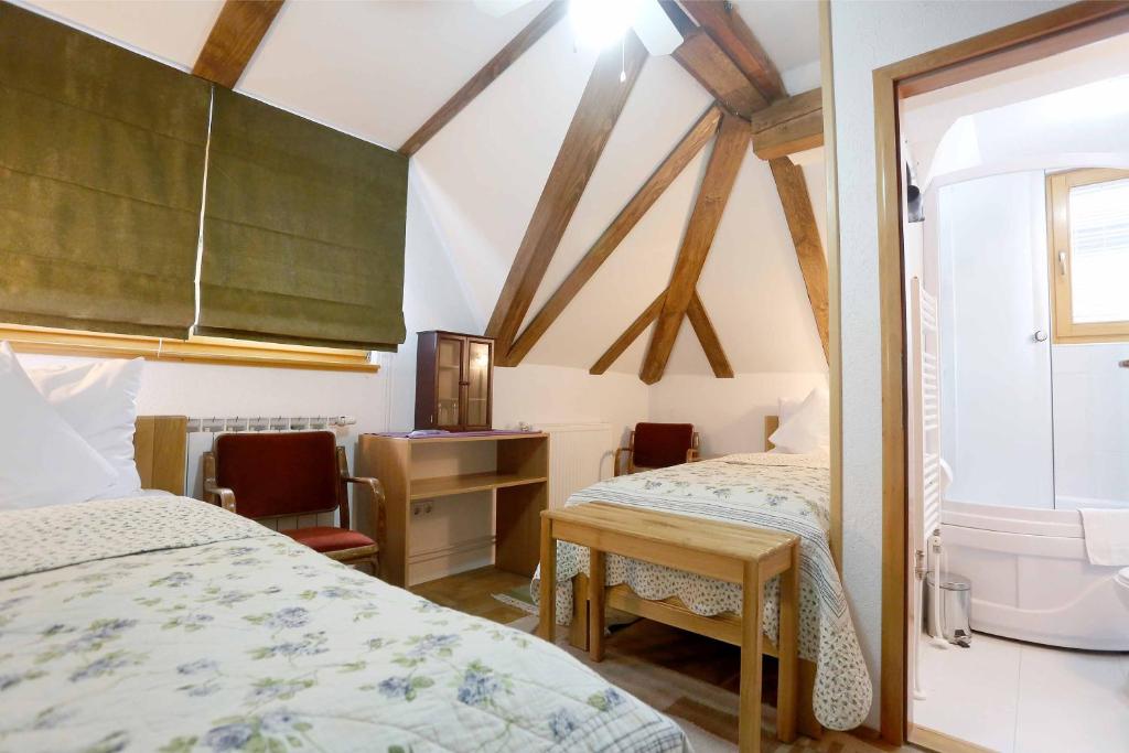Postel nebo postele na pokoji v ubytování Villa Una