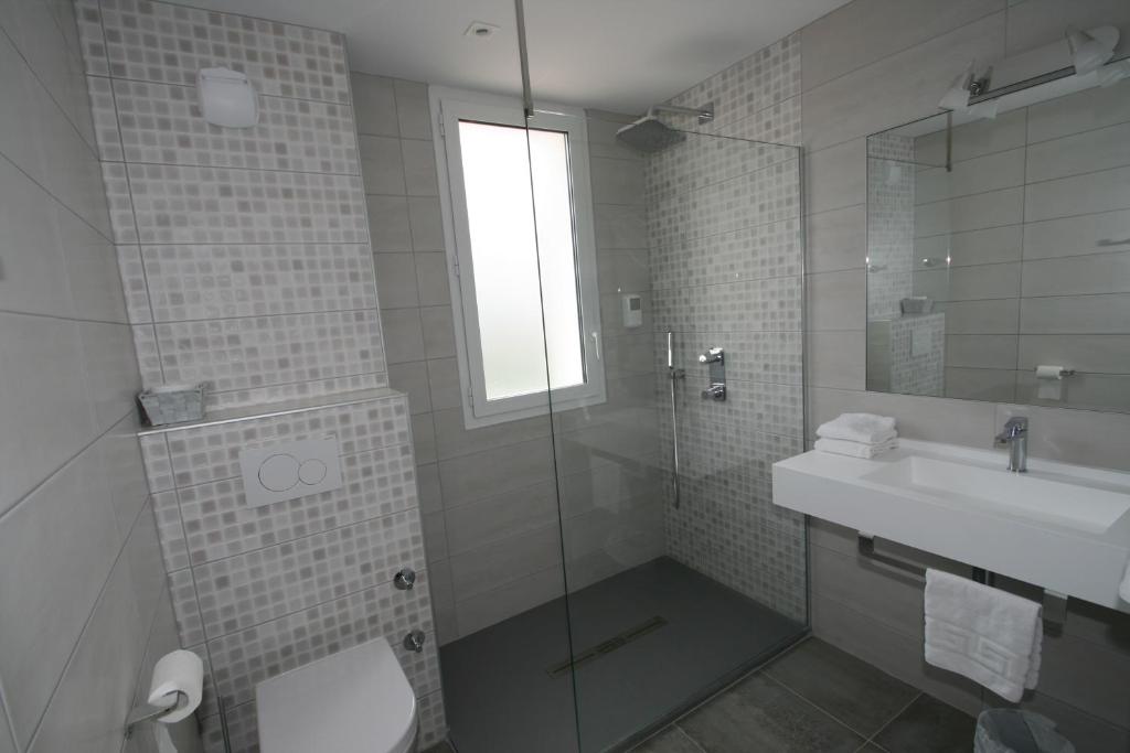 Koupelna v ubytování Hôtel Valencia