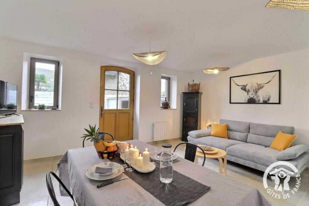 Et opholdsområde på La petite maison