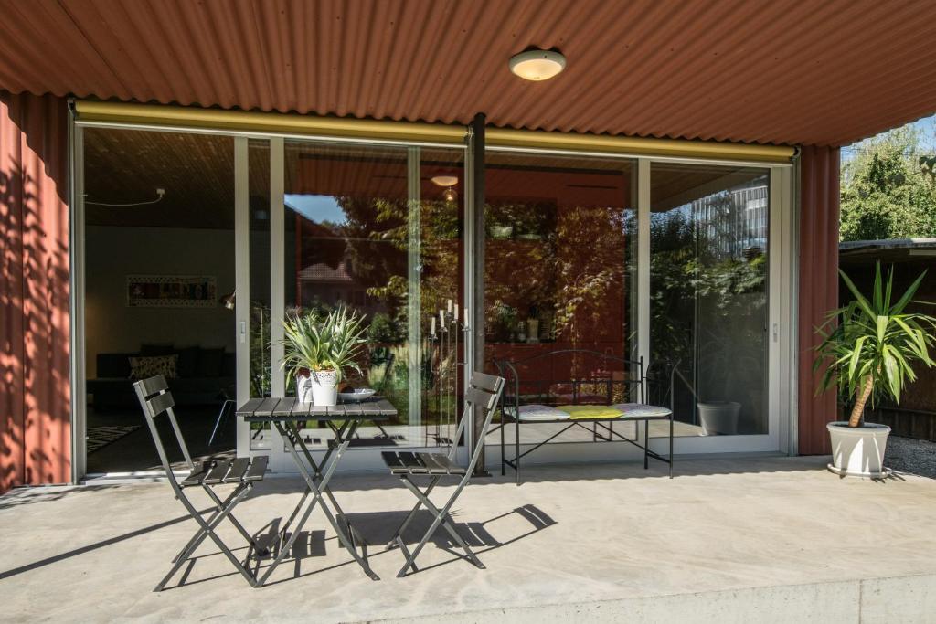 Patio nebo venkovní prostory v ubytování Il Cubo