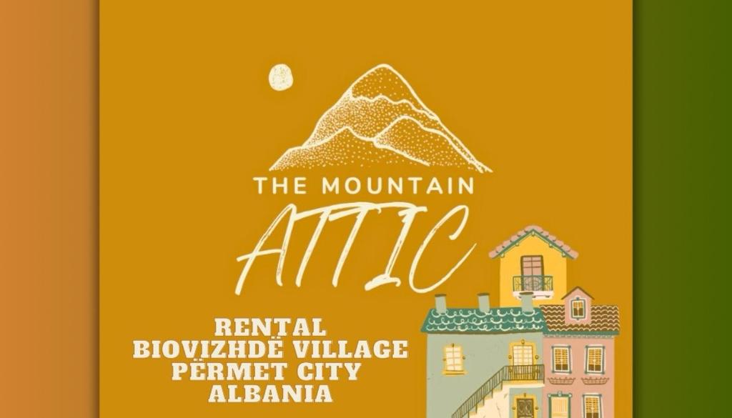 a book cover for the mountain atnatural renovated village permit city albuquerque at The Mountain Attic in Përmet