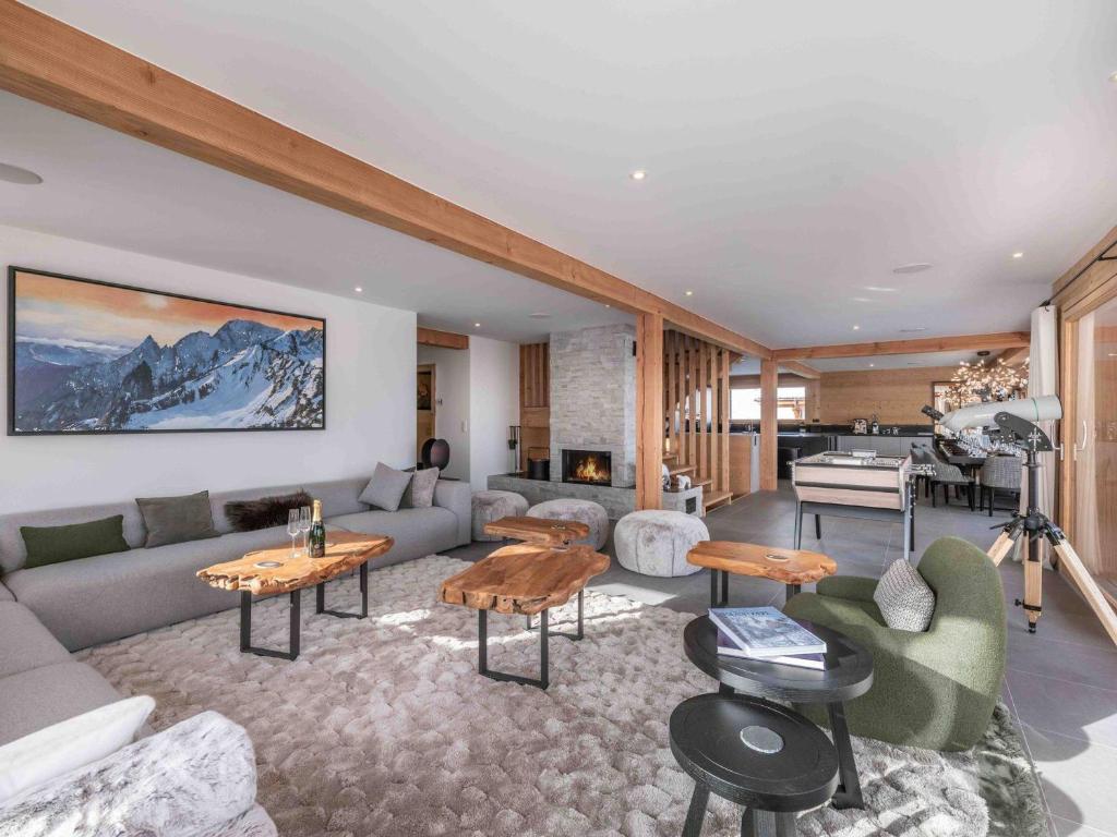 Chalet moderne à Combloux avec piscine et espace bien-être - FR-1-569-160