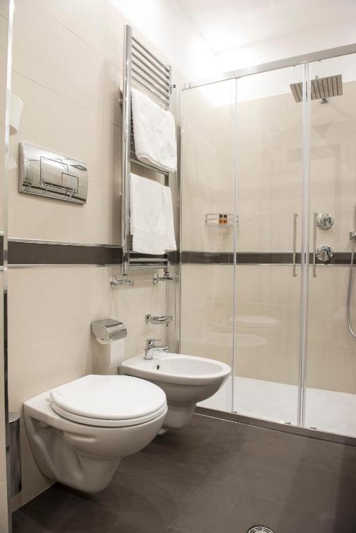Kúpeľňa v ubytovaní Archeo Hotel