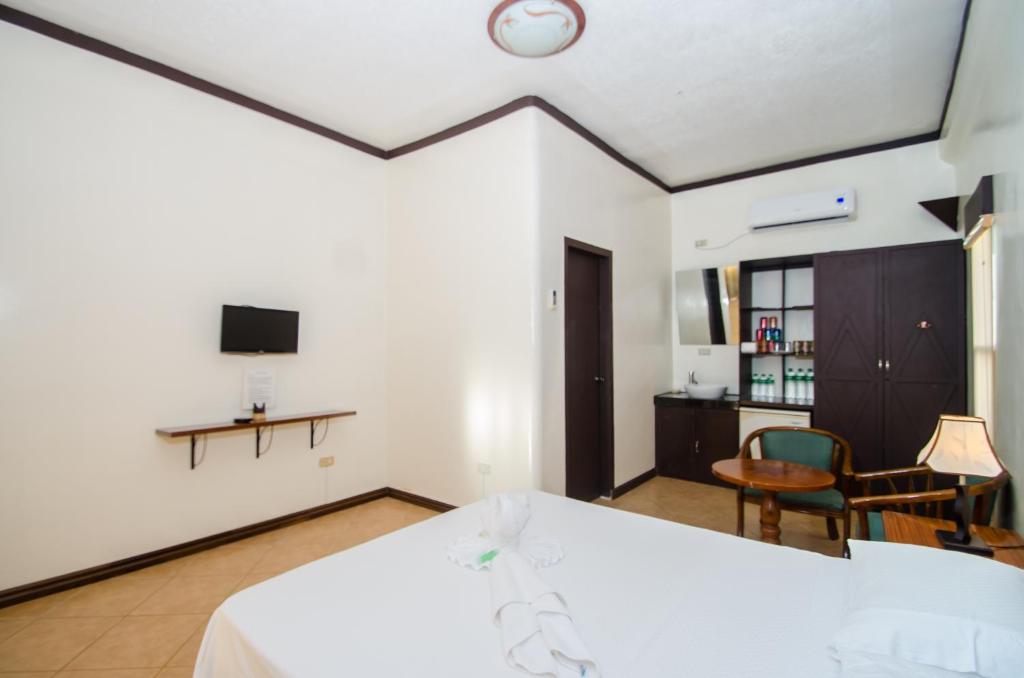 TV a/nebo společenská místnost v ubytování Turtle Inn Resort
