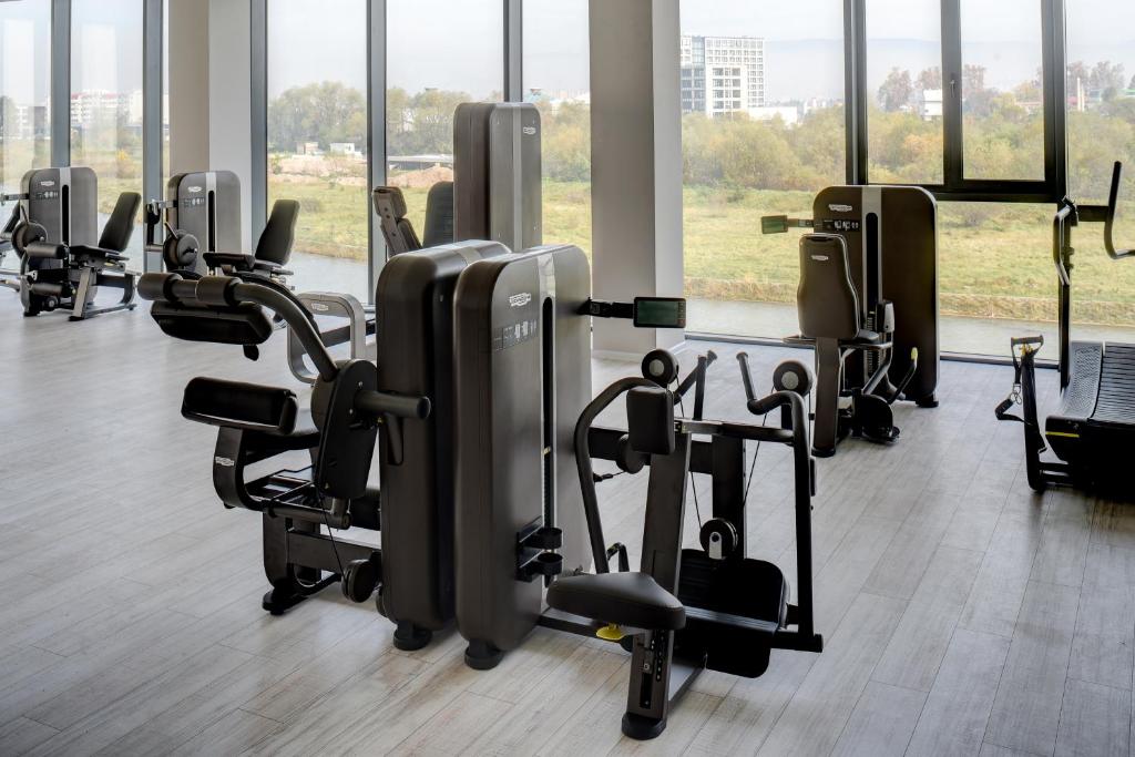 Fitness centrum a/nebo fitness zařízení v ubytování Malak Regency Hotel