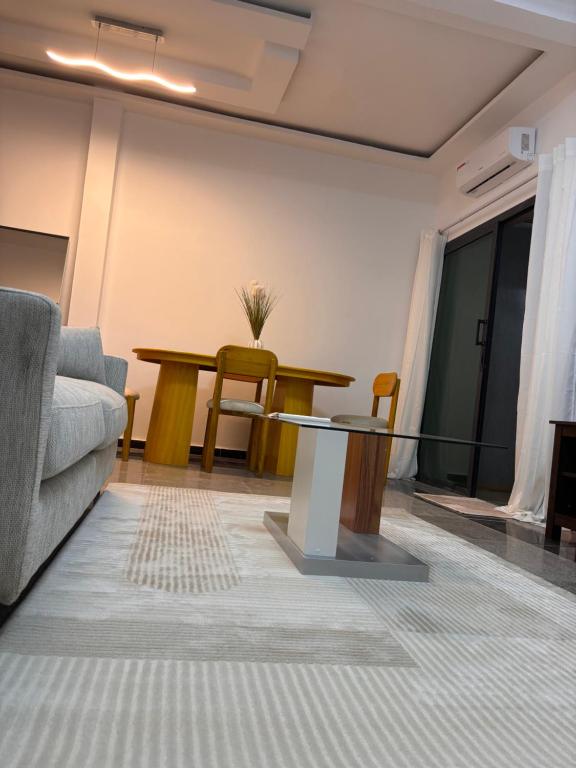 Come chez soi tesisinde bir oturma alanı