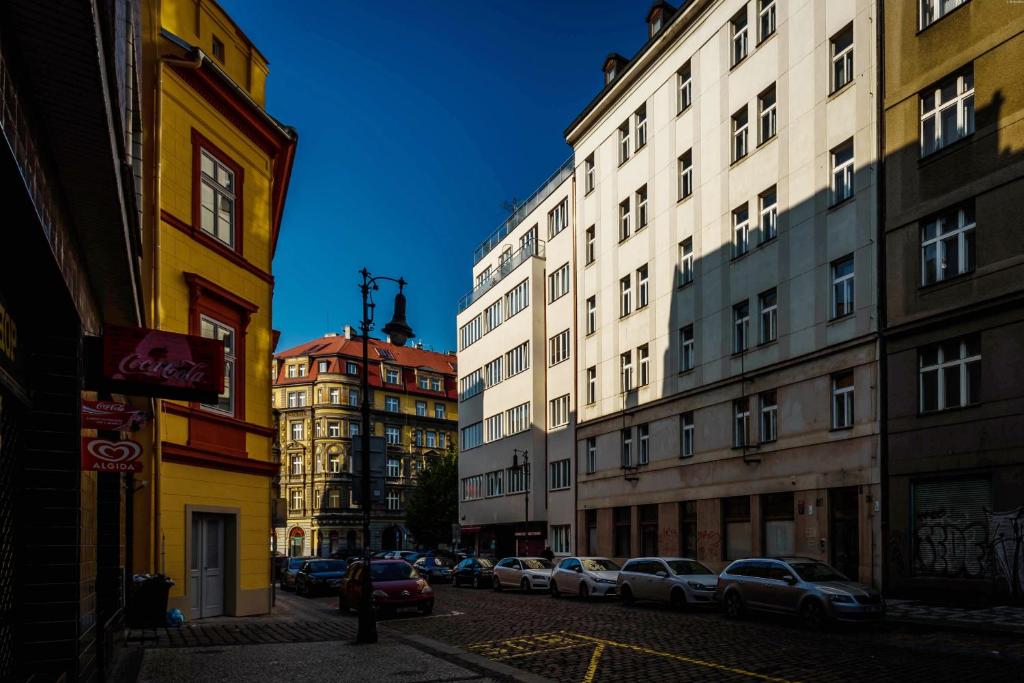 Budynek, w którym mieści się apartament