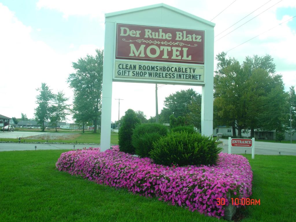 Certifikát, hodnocení, plakát nebo jiný dokument vystavený v ubytování Der Ruhe Blatz Motel