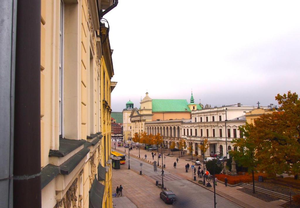 Výhľad na mesto Varšava alebo výhľad na mesto priamo z apartmánu