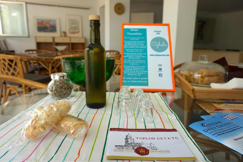 Bebidas en Cybele Apartments