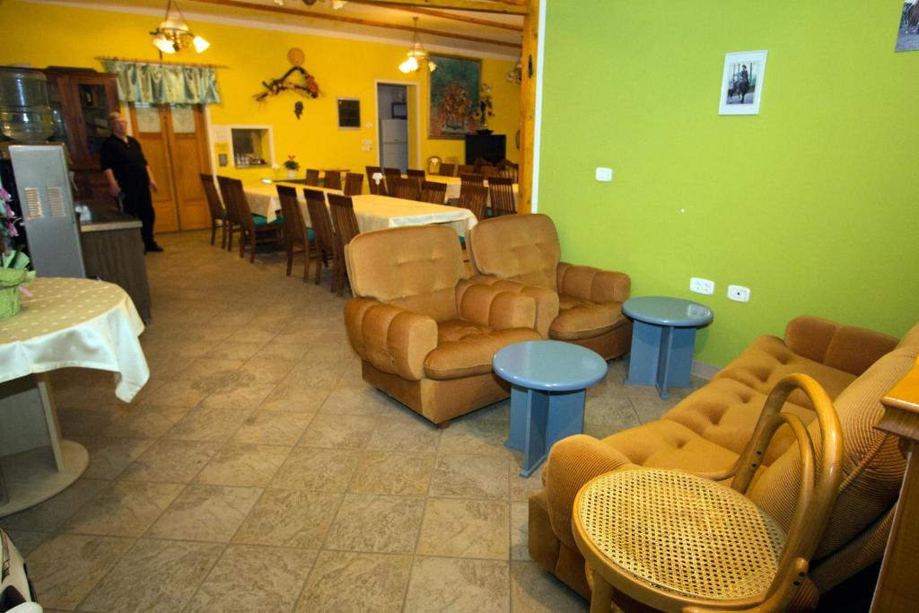 Posezení v ubytování Tourist Farm Gregorič