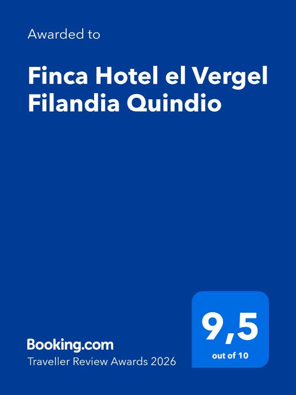 Finca Hotel el Vergel Filandia Quindio