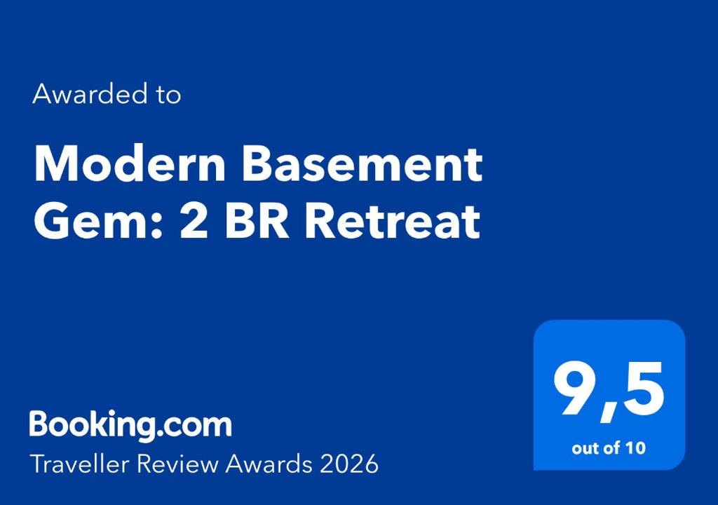 Modern Basement Gem: 2 BR Retreat photo