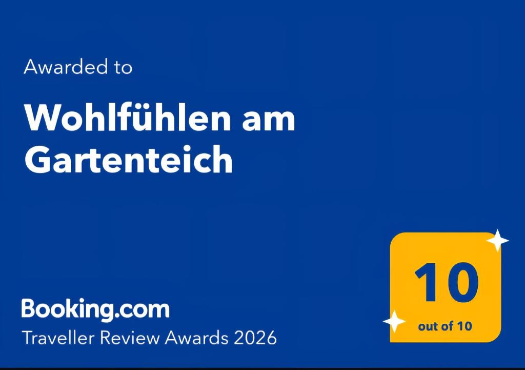 Wohlfühlen am Gartenteich - One-Bedroom Apartment