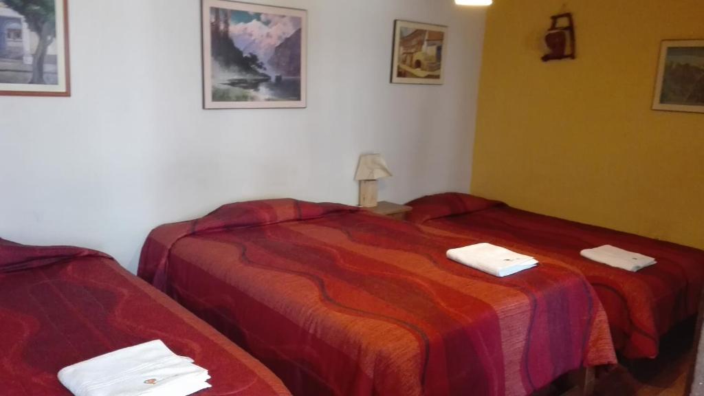 Letto o letti in una camera di Posada Junco y Capuli