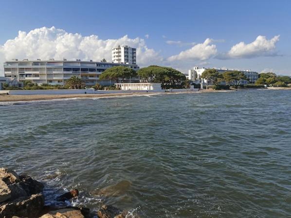 Appartement dans résidence sécurisée avec terrasse vue mer et accès direct plage