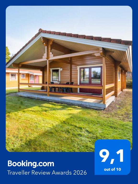 a house is shown with the textkeerel review awards at Lupine Lodge in Gramsbergen