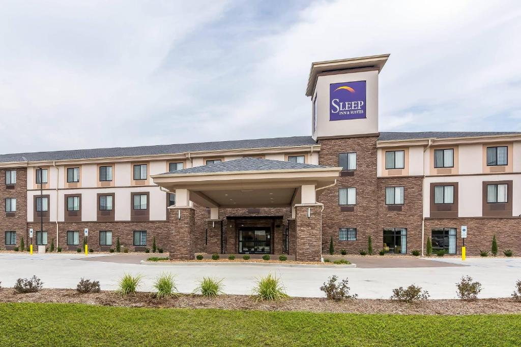 a rendering of the exterior of a hotel at Sleep Inn & Suites O'Fallon MO - Technology Drive in O'Fallon
