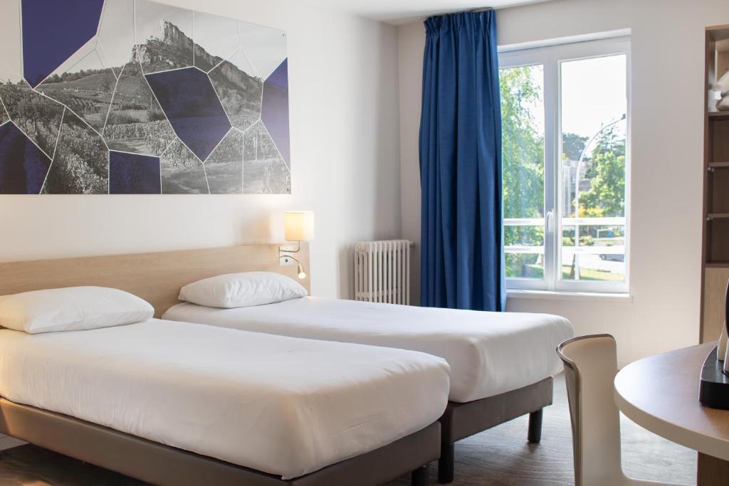 Brit Hotel Mâcon Centre Gare - Habitación Confort Con 2 Camas Individuales