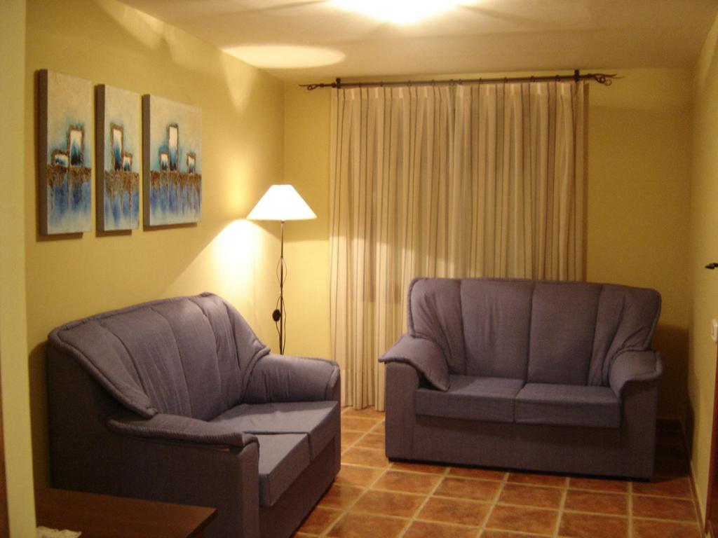 Posezení v ubytování Hostal Casa Laure y Mª Jose