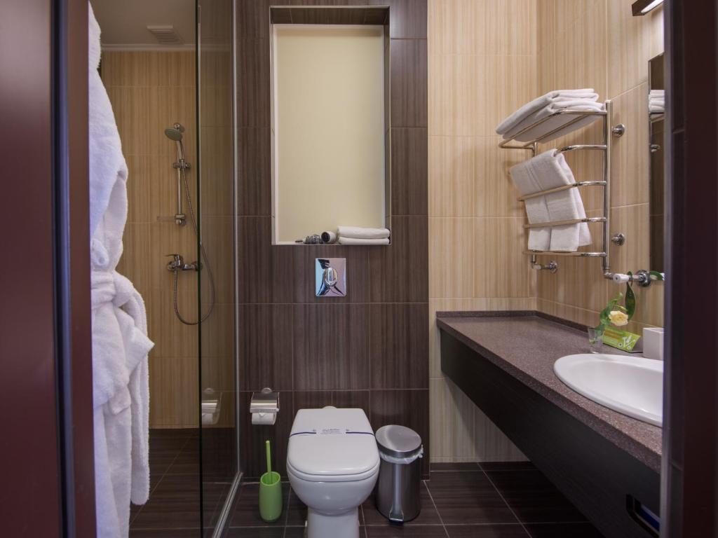 Koupelna v ubytování Villa Pinia Eco-hotel