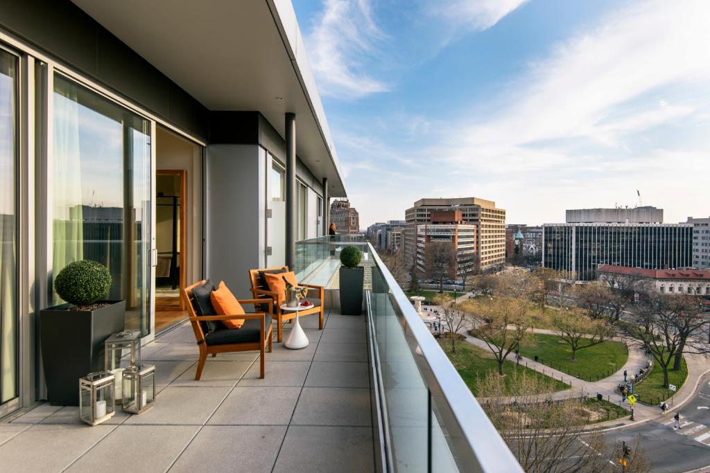 Balkón nebo terasa v ubytování The Dupont Circle Hotel