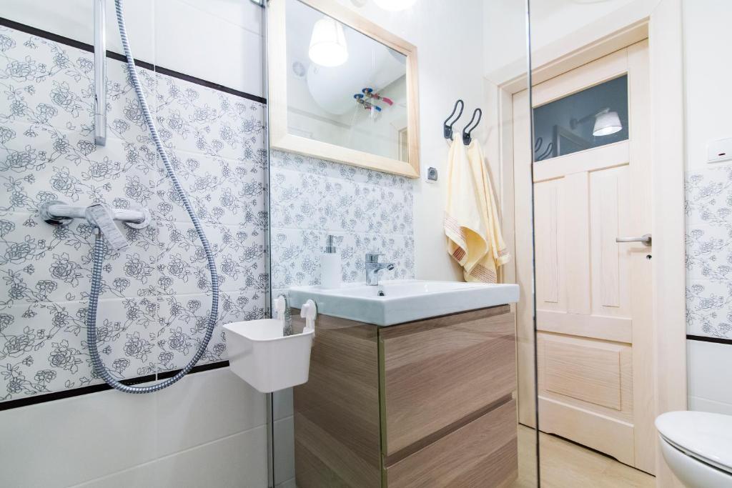 Kúpeľňa v ubytovaní Apartament Na Staromiejskiej