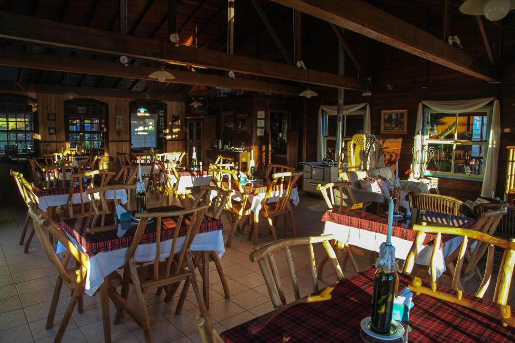 Restaurace v ubytování Pousada Fogo Eterno