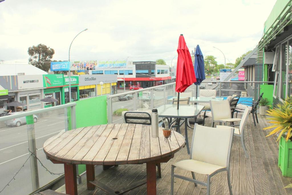 Restaurace v ubytování Backpackers Central Hamilton