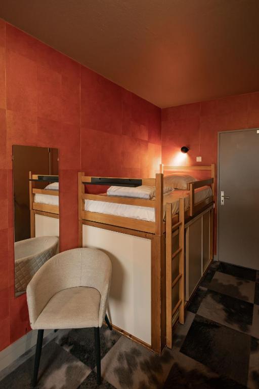 Hôtel Le P'tit Cham, au pied du Sancy - トリプルルーム