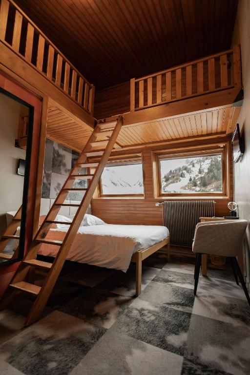 Hôtel Le P'tit Cham, au pied du Sancy - ファミリールーム