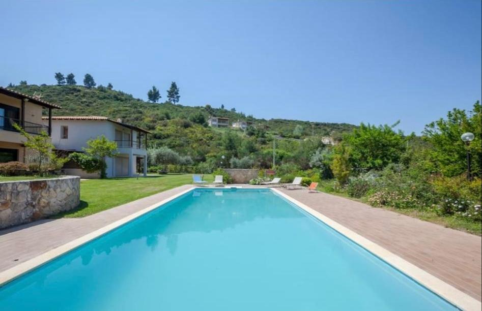 Iconic Olea Villa Pefkohori with Pool & Beach