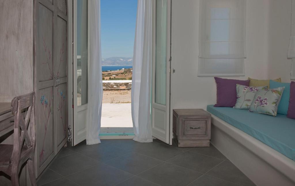 Balkón alebo terasa v ubytovaní Aegean Queen Villas