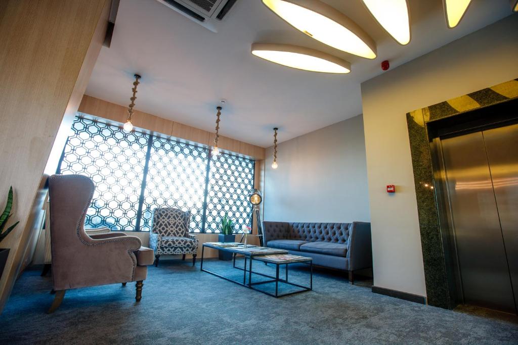 Posezení v ubytování Cruise Hotel